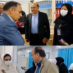 تقدیر و تشکر دکتر فرید پناهی شهردار بناب و اعضای شورای اسلامی شهر، از کادر پرستاری بیمارستان امام خمینی (ره) و شهدای بناب به مناسبت روز پرستار