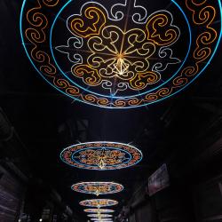نورپردازی بازار مسگران (دمیرچی بازار)